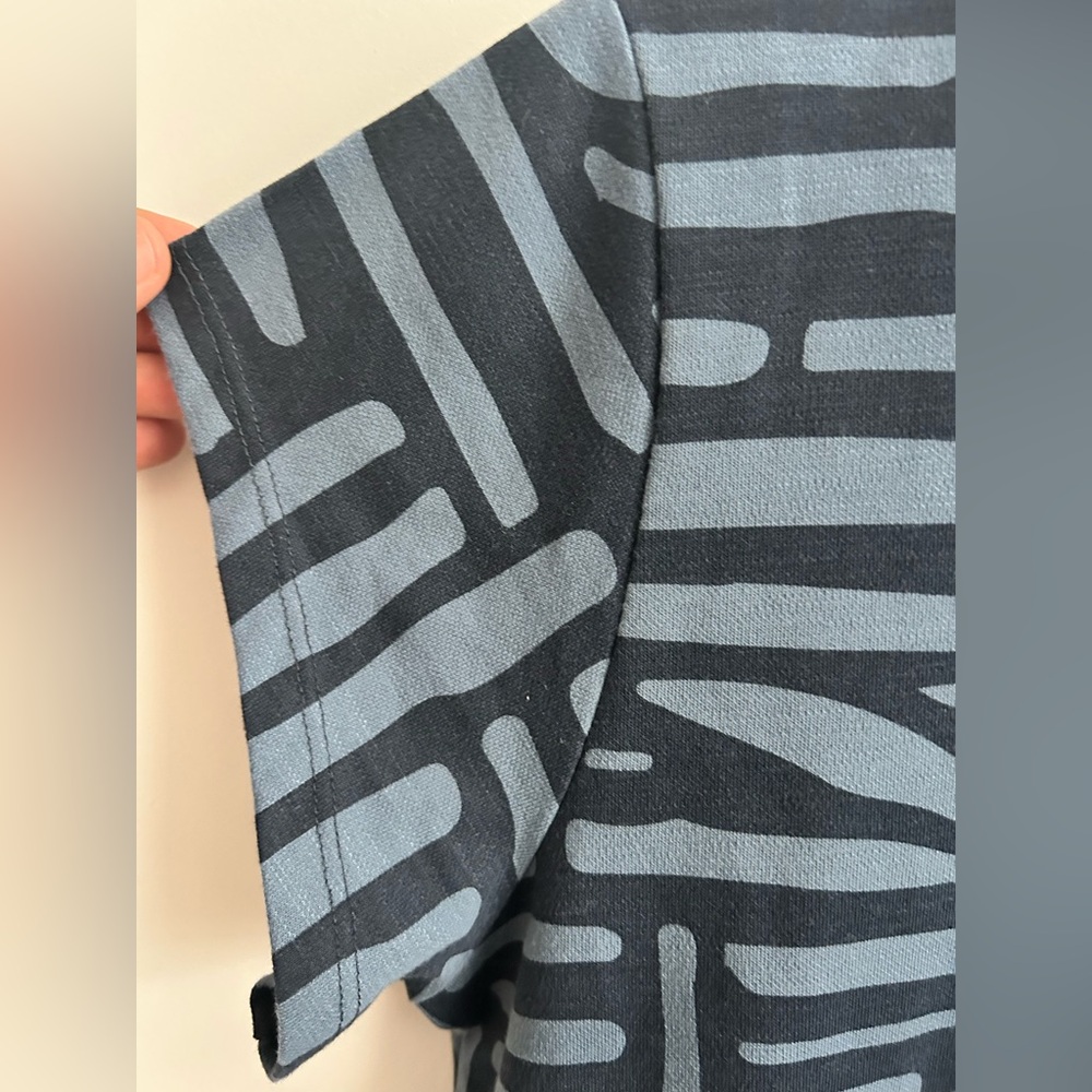 Orvis Blue Geometric Pattern Dress - Picture 3 of 6